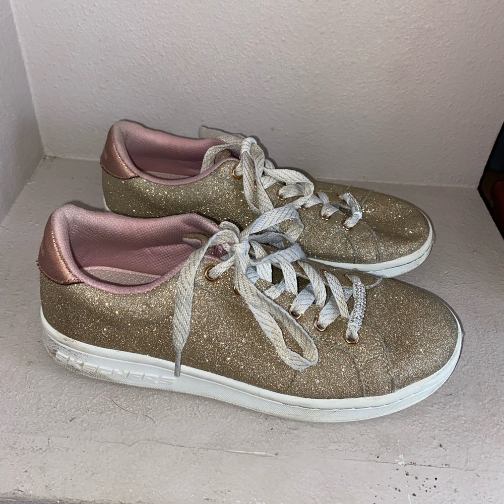Girls’ Skechers Gold Shoes